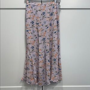 American eagle Floral Print Women's maxi Skirt size large